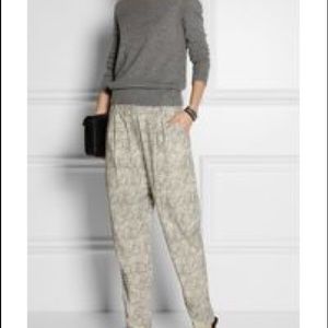 Vivienne Westwood Anglomania Silk High Waist Pants